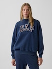 ヴィンテージソフト オーバーサイズ モックネック GAPロゴ スウェットシャツ-6