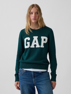 GAPロゴ クルーネックセーター