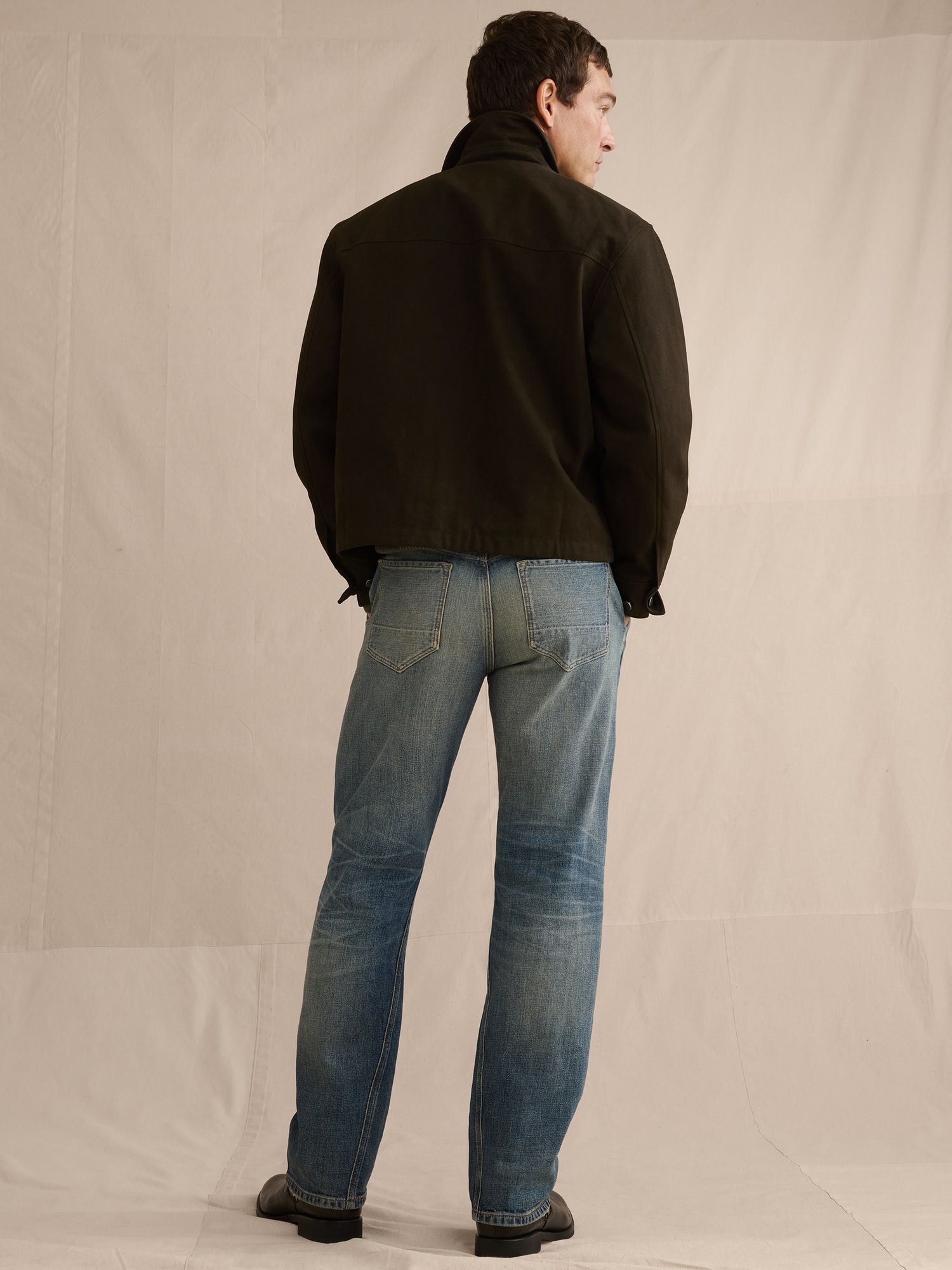ストレート ツイストシーム ジーンズ-2
