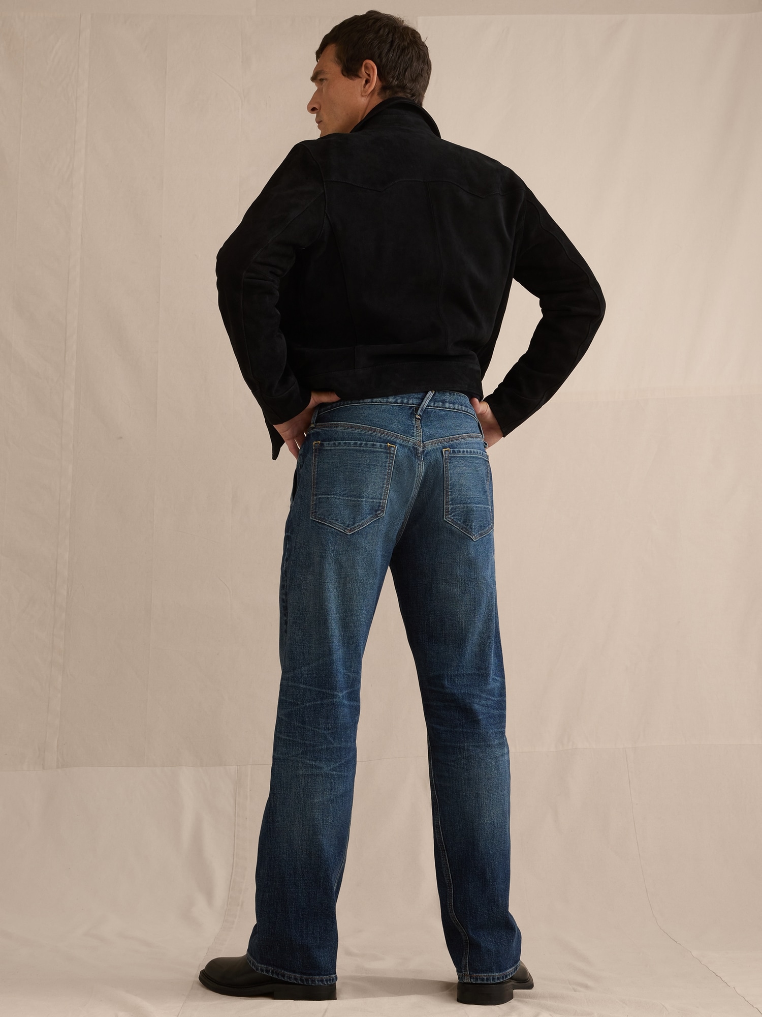 ストレート ツイストシーム ジーンズ-2