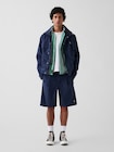 Gap &times; Malbon テクスチャー ポプリン バギーショートパンツ-0