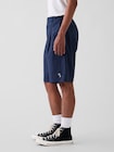Gap &times; Malbon テクスチャー ポプリン バギーショートパンツ-3