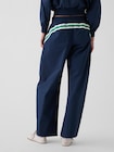 Gap &times; Malbon テクスチャー ポプリン バレル トラックパンツ-5
