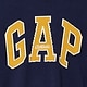 リラックスフィット GAPロゴ インターシャセーター