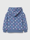 babyGap リラックスフィット プリント GAPロゴパーカー-1