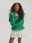 Gap &times; Malbon コットン100% オーバーサイズセーター-6