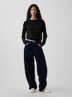 CashSoft カシミヤタッチ クルーネックセーター-2