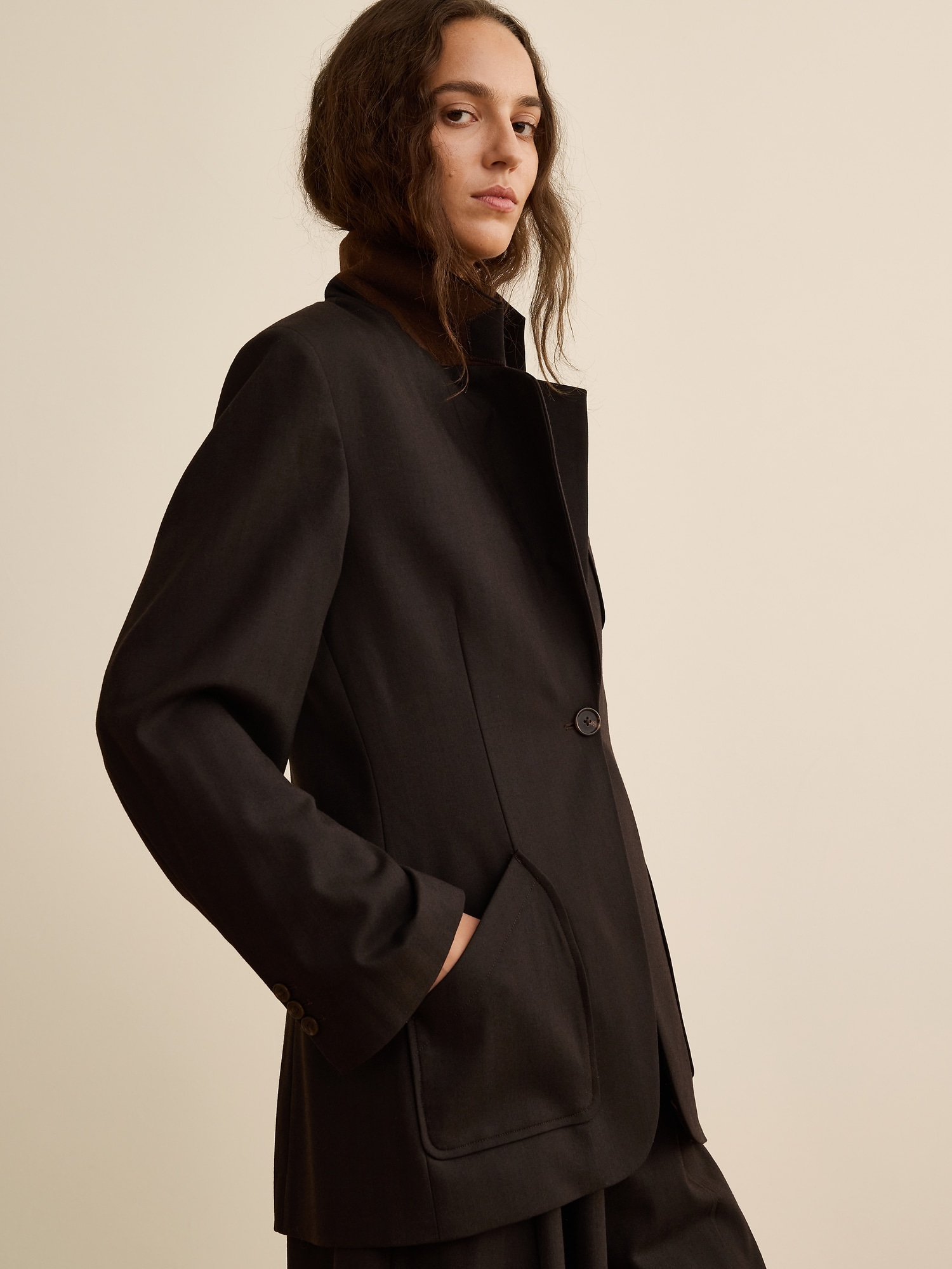 Banana Republic x La Ligne スリムブレザー-2