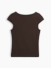 モダン ボートネックTシャツ-4