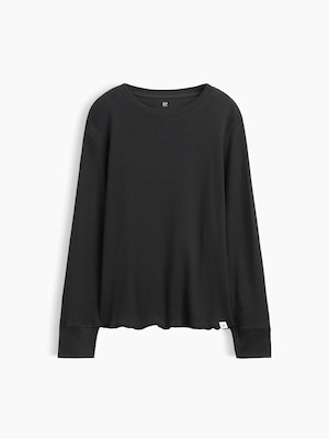 ワッフルニット クルーネックTシャツ (キッズ)
