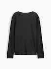ワッフルニット クルーネックTシャツ (キッズ)-1