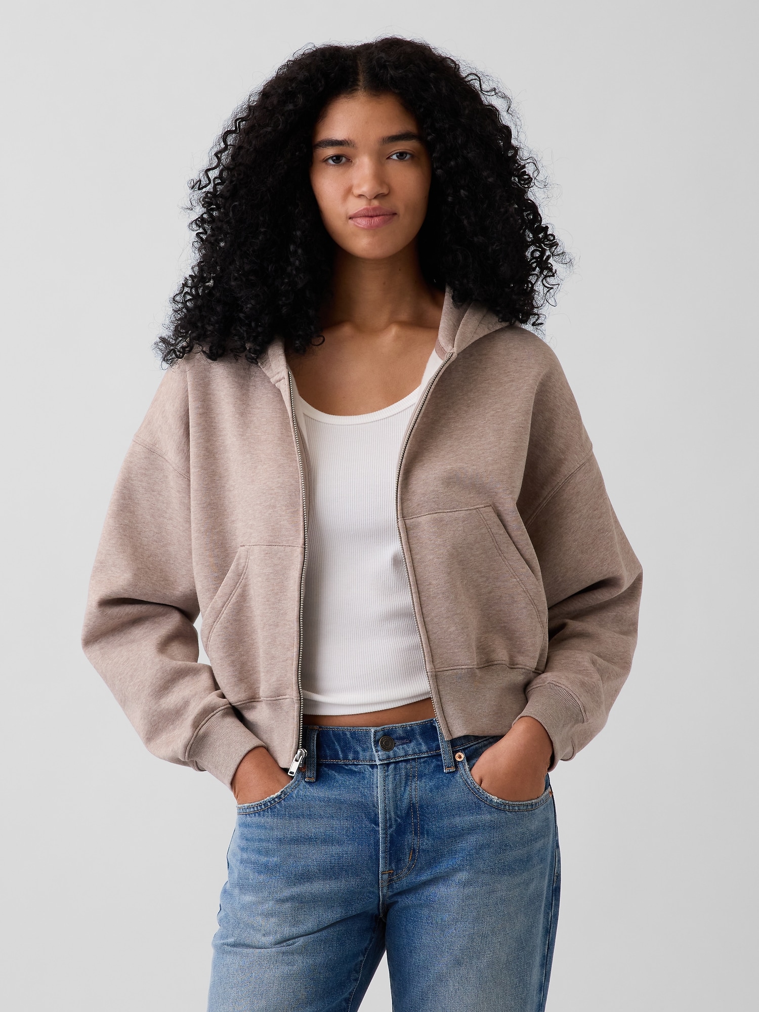☆GAP ギャップ ヴィンテージソフト ジップアップ ウェッジパーカー ♣︎ Gap公式オンラインストア | ヴィンテージソフト ウェッジ ジップアップ