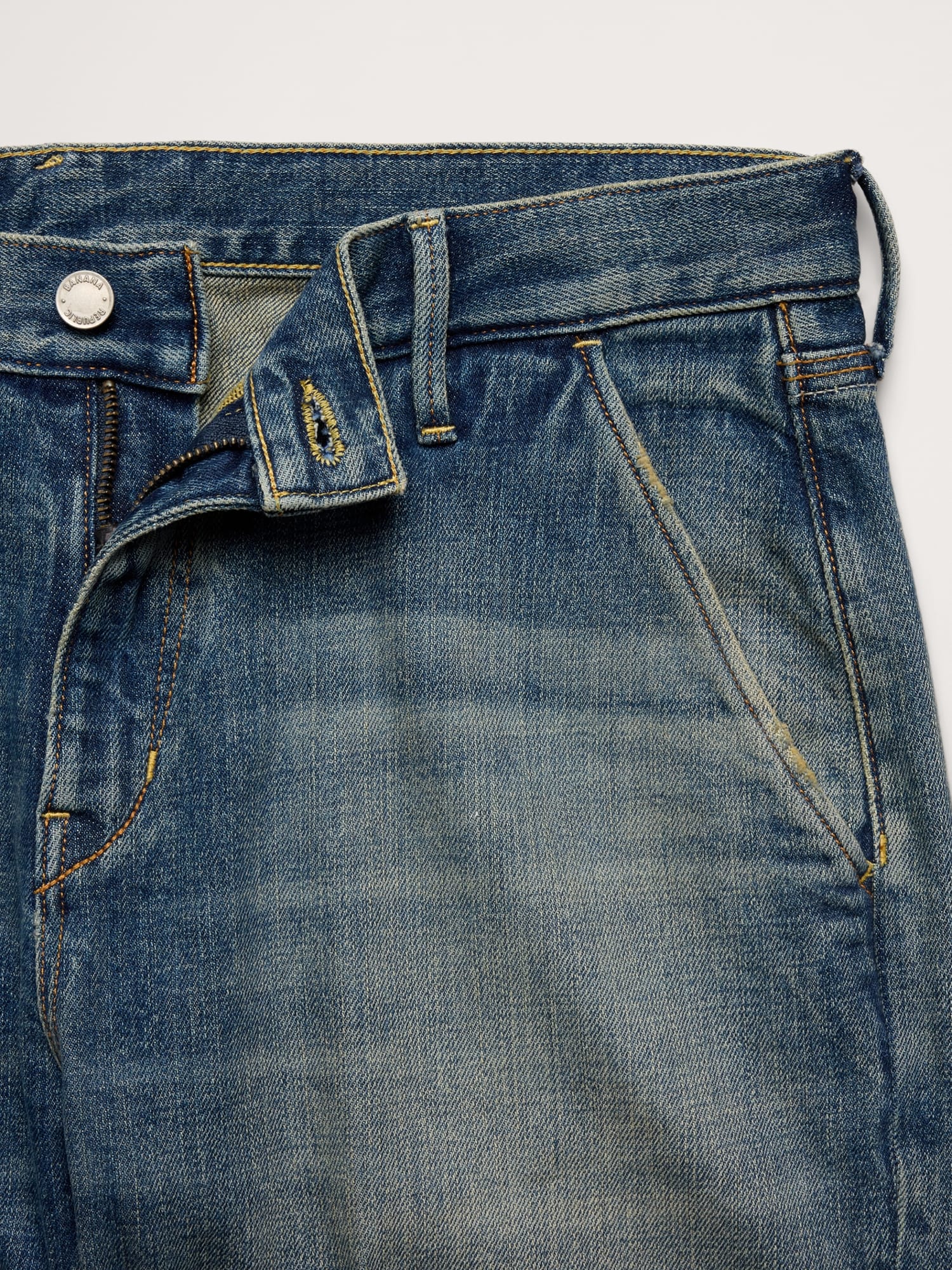 ストレート ツイストシーム ジーンズ-6
