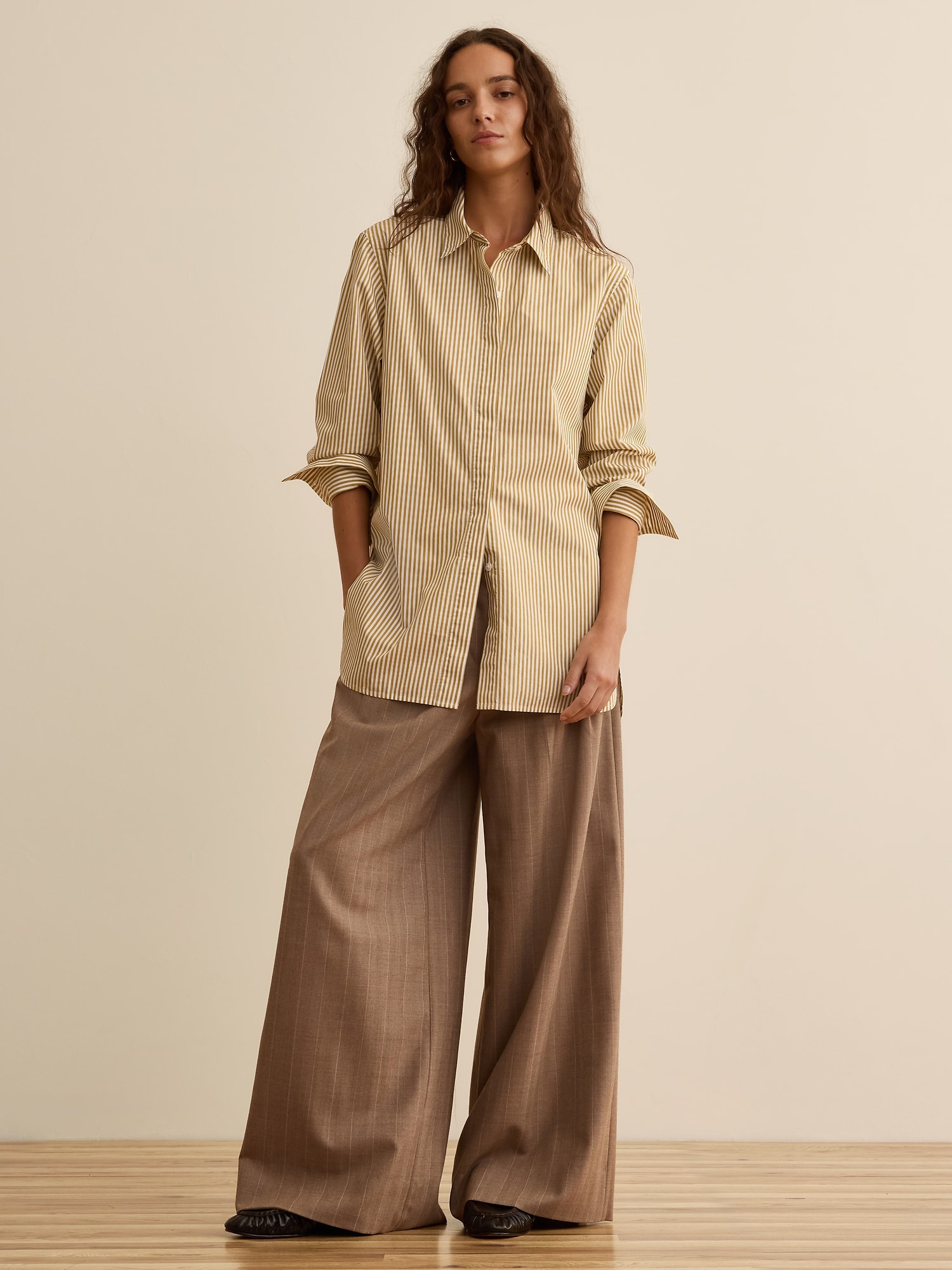 Banana Republic x La Ligne コットンチュニック-0