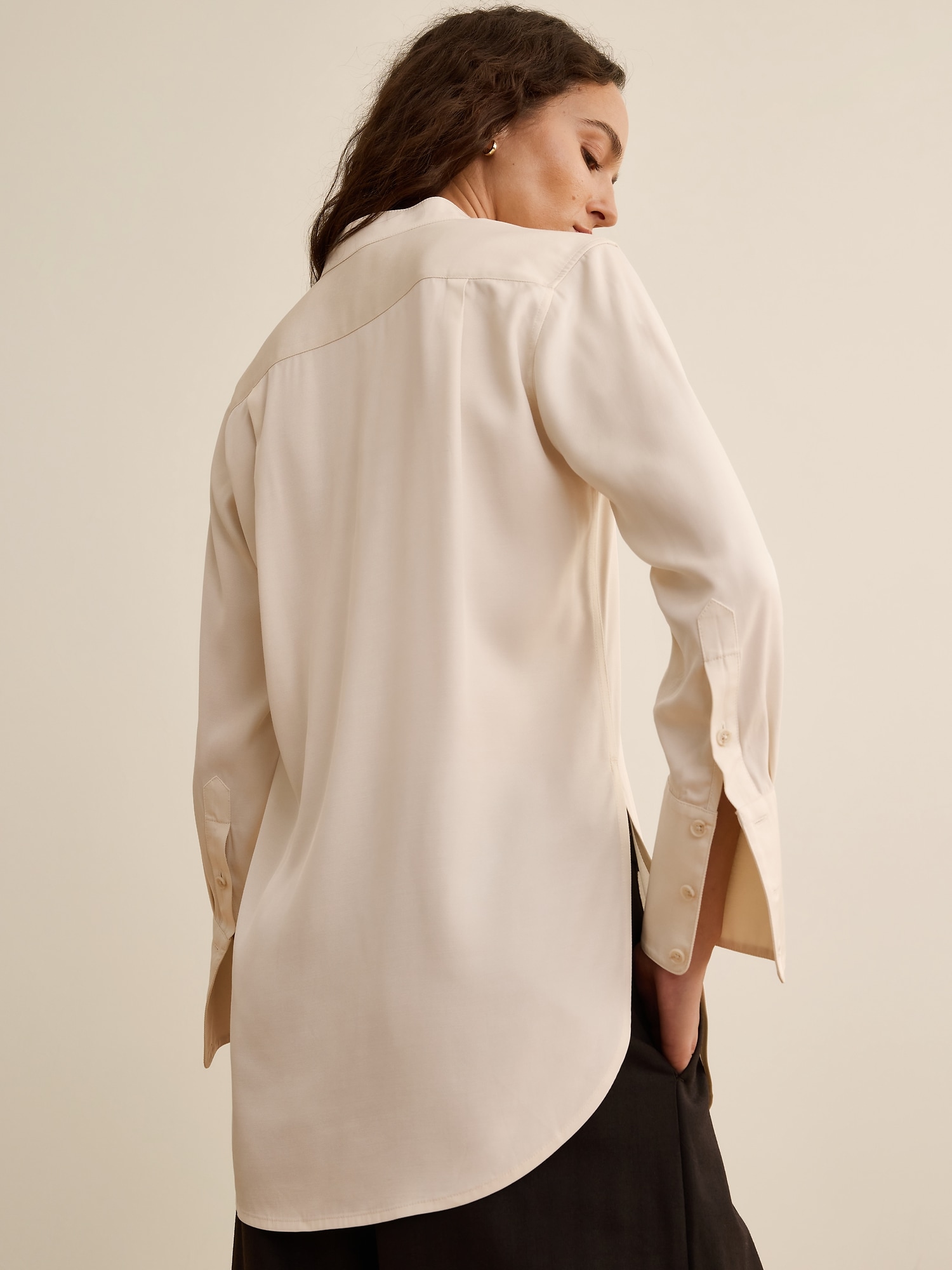 Banana Republic x La Ligne リラックス ビスコース チュニック-1