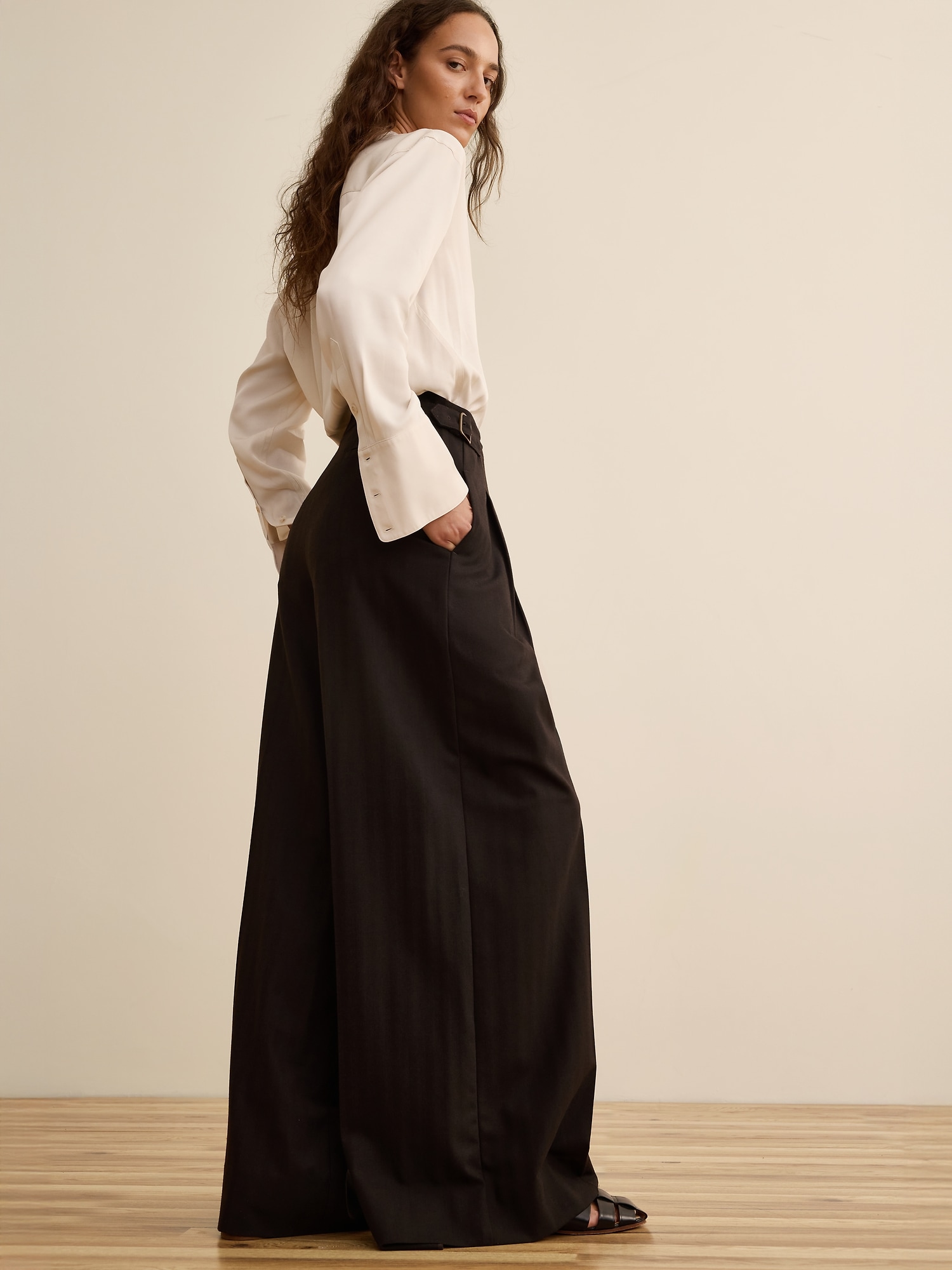 Banana Republic x La Ligne ワイドレッグ パンツ-2