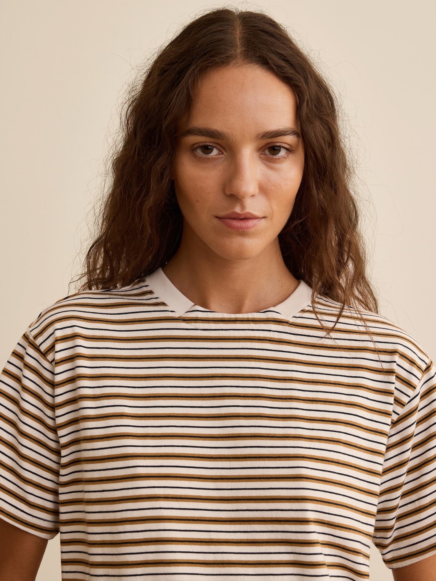 Banana Republic x La Ligne ボクシー コットンTシャツ-2