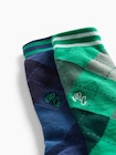 Gap &times; Malbon アーガイル クルーソックス 2足セット-1