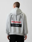 ヘビーウェイト フレンチテリー オーバーサイズ GAPロゴ ジップアップパーカー-0