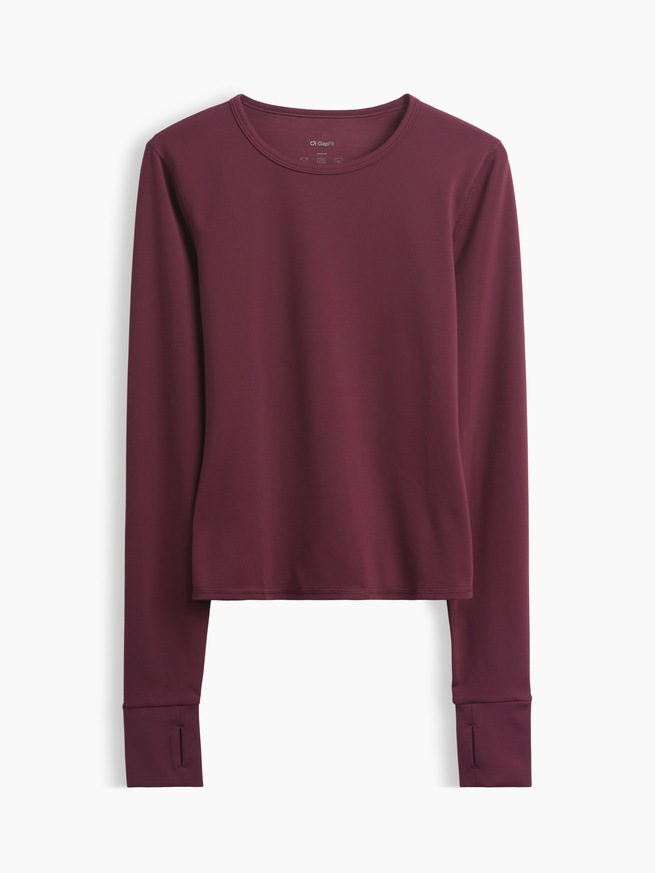 GapFit スムース クルーネックTシャツ-0