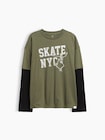 リラックスフィット グラフィックTシャツ (キッズ)-0