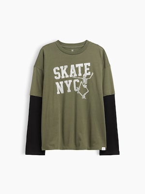 リラックスフィット グラフィックTシャツ (キッズ)