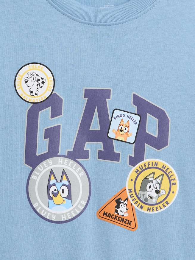 babyGap ブルーイ GAPロゴTシャツ-2