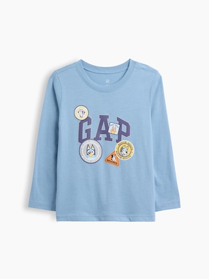 babyGap ブルーイ GAPロゴTシャツ