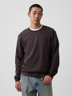 リラックスフィット ワッフルTシャツ