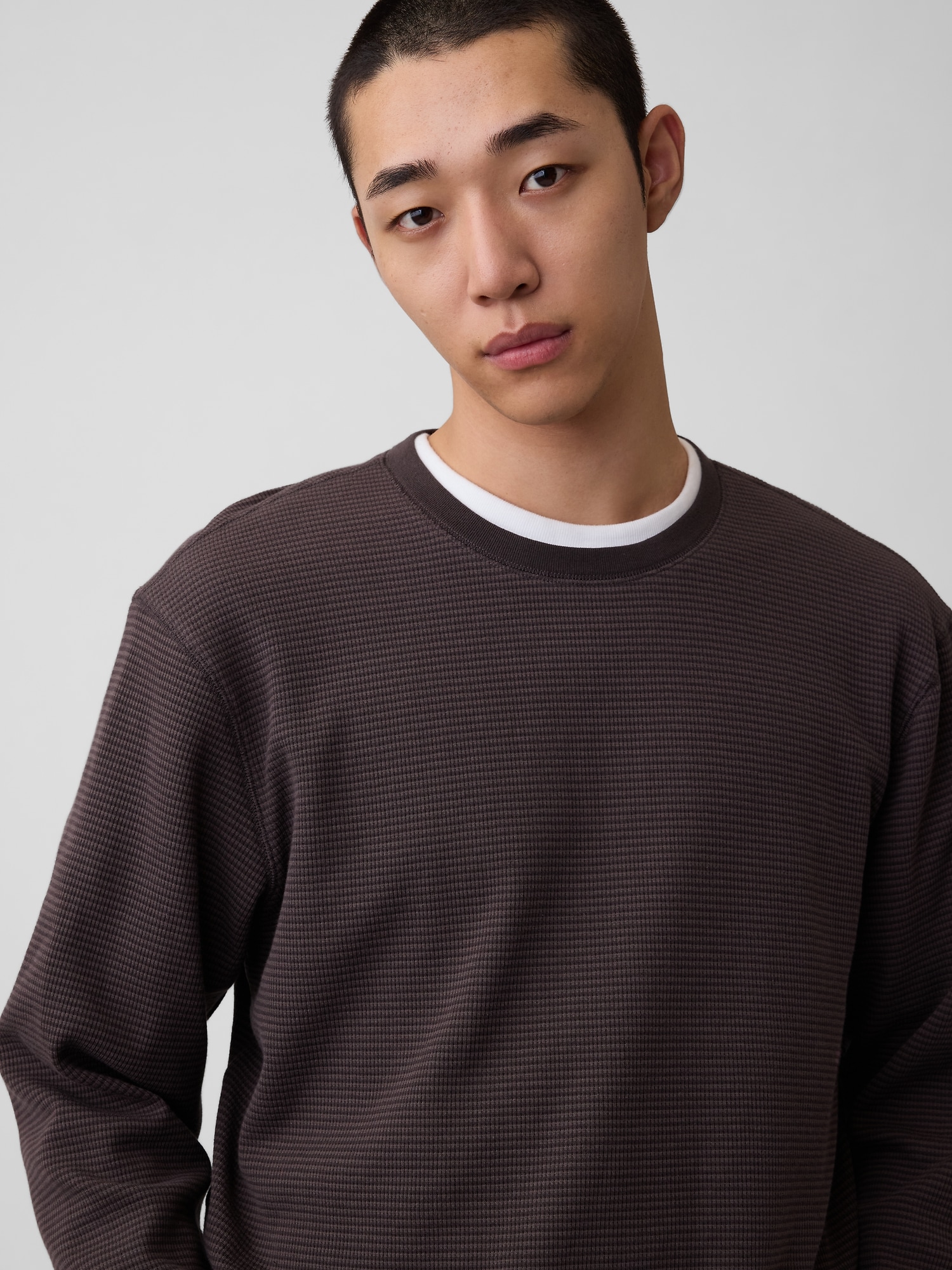 Gap公式オンラインストア | リラックスフィット ワッフルTシャツ