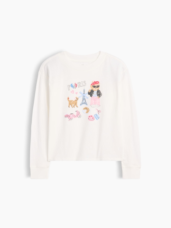 オーバーサイズ グラフィックTシャツ (キッズ)-0