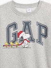 GapKids ピーナッツ リラックスフィット クリスマス GAPロゴ スウェットシャツ-2