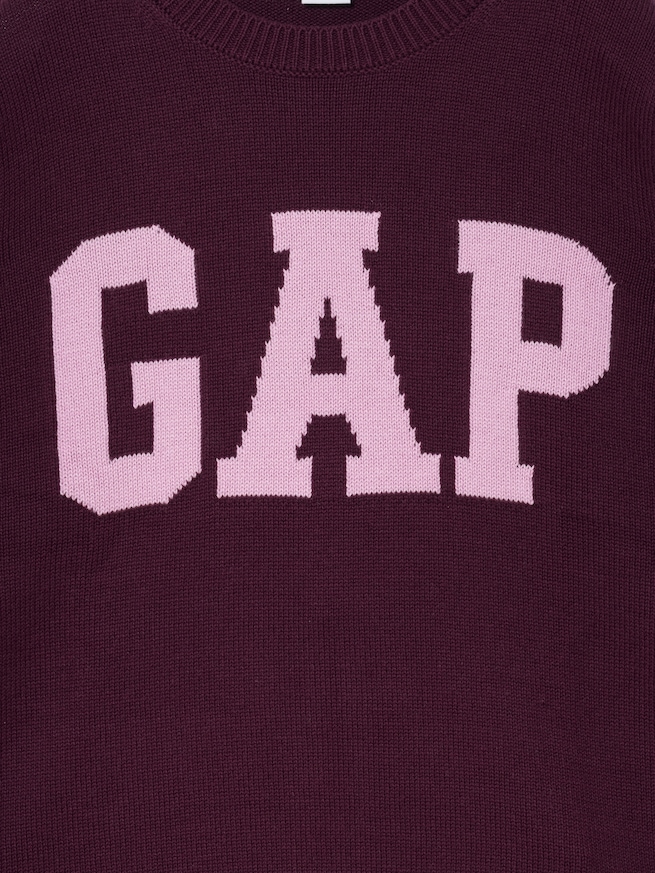 GAPロゴ クルーネックセーター-4