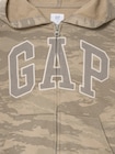 リラックスフィットフレンチテリー GAPロゴ ジップアップパーカー (キッズ)-2