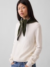 CashSoft カシミヤタッチ ブランケットステッチ バンダナスカーフ-1