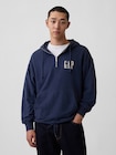 ヴィンテージソフト オーバーサイズ ハーフジップ GAPロゴパーカー-0