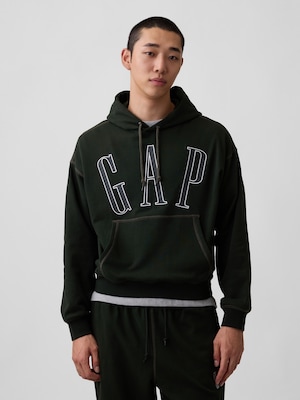 ヴィンテージソフト フレンチテリー オーバーサイズ GAPロゴパーカー