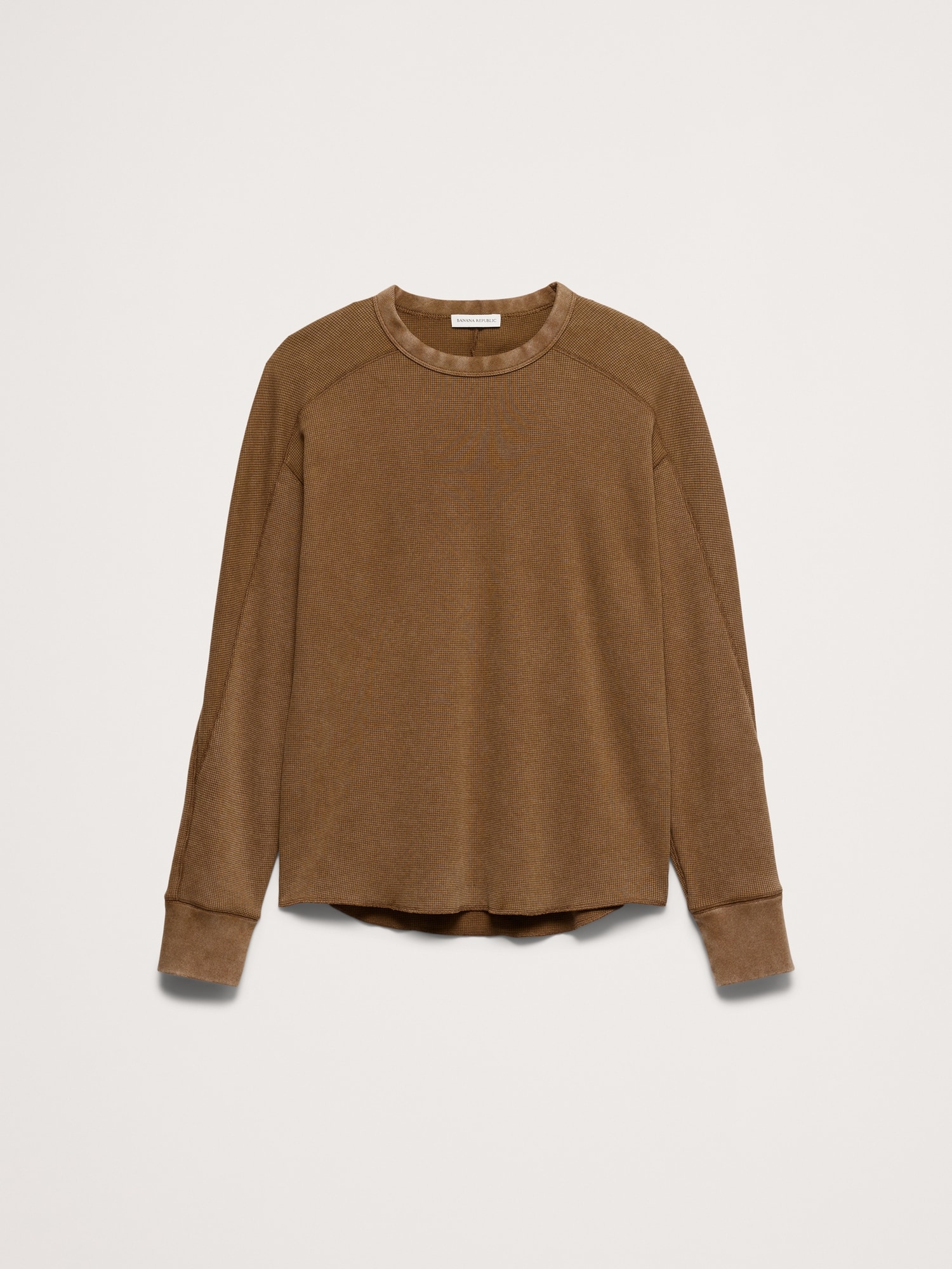 コットン ワッフルニットTシャツ-3