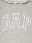 リラックスフィット クロップド GAPロゴ フレンチテリーパーカー-4