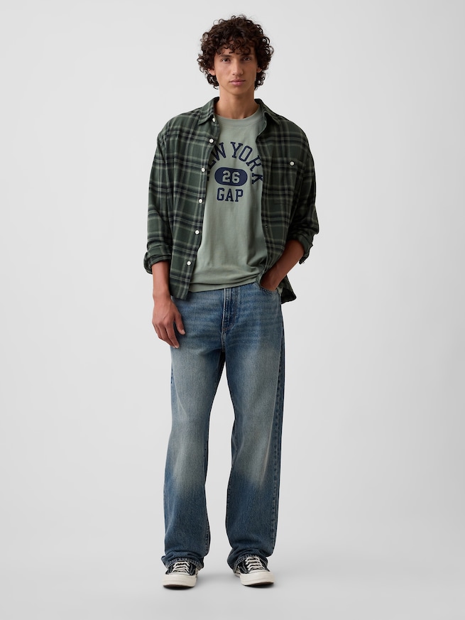 エブリディ ソフト オーバーサイズ グラフィックTシャツ-2