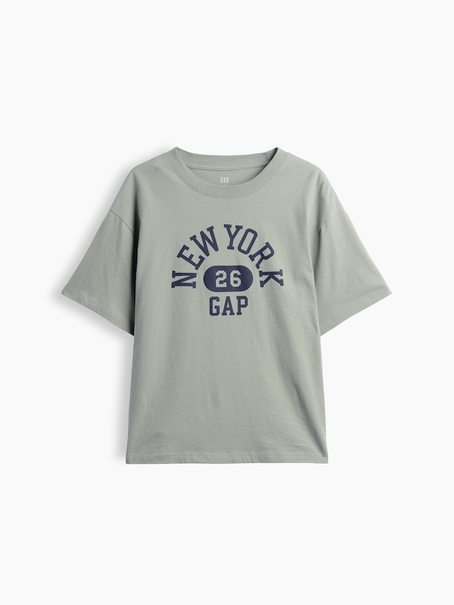 エブリディ ソフト オーバーサイズ グラフィックTシャツ-4