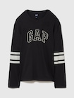 バーシティスタイル GAPロゴTシャツ-0
