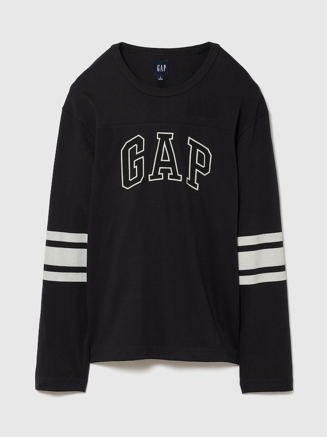 バーシティスタイル GAPロゴTシャツ-0