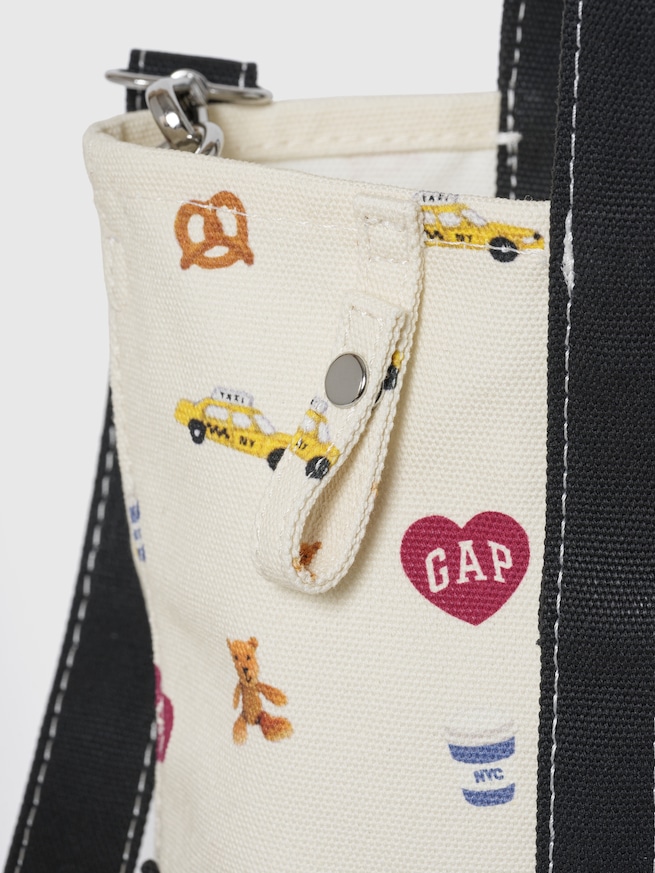 キャンバス GAPロゴ ミニトートバッグ-2