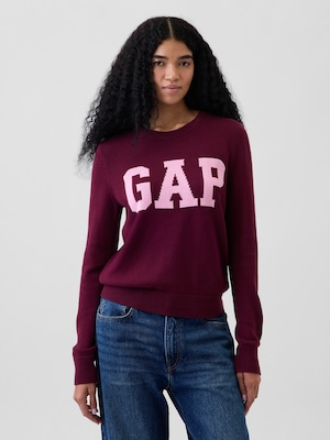 GAPロゴ クルーネックセーター