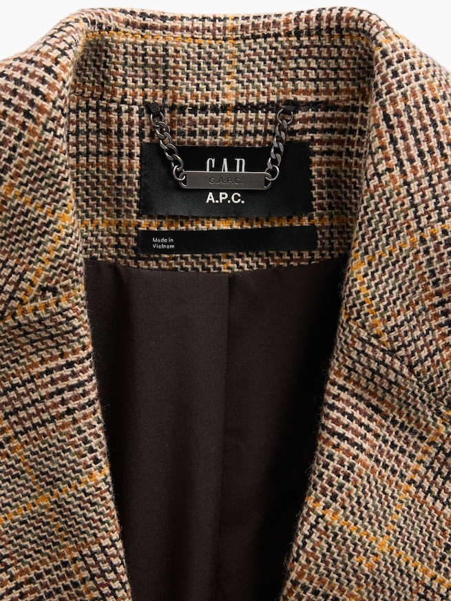 Gap &times; A.P.C. ウールブレンド リラックスフィット ブレザー-7