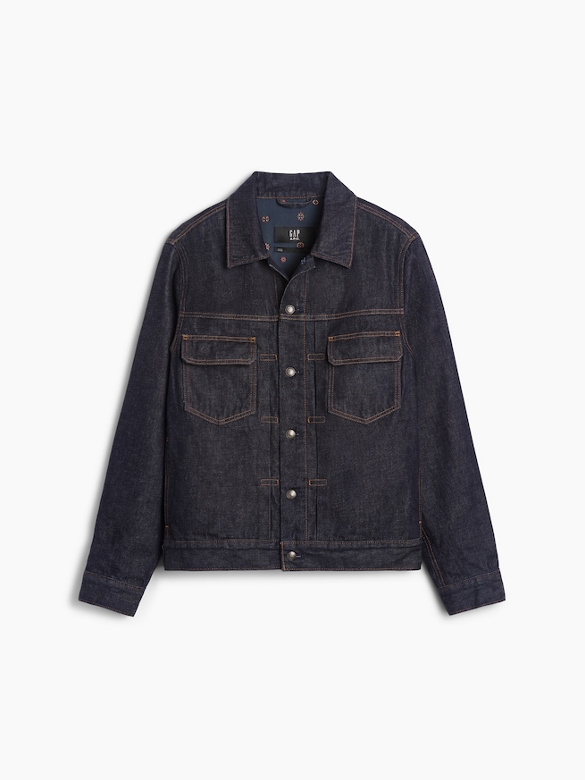 Gap &times; A.P.C. 裏地付き ジャパニーズ デニムジャケット-9