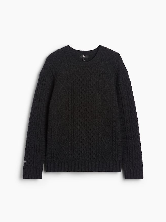 Gap &times; A.P.C. ウール ケーブルニット セーター-6