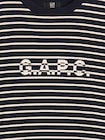 Gap &times; A.P.C. ロゴ ストライプTシャツ-4