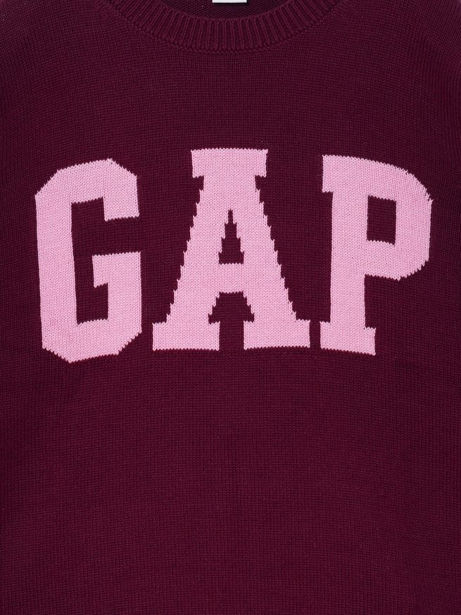 GAPロゴ クルーネックセーター-4